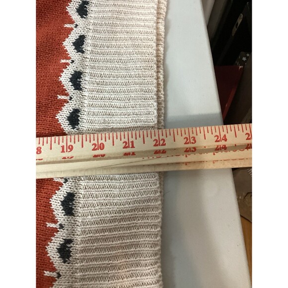 Cozy Women’s Orange Sweater‎ Size Large - Picture 9 of 9